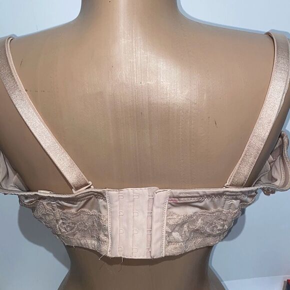 Torrid Women's Beige Curved Underwire Detachable Strap Push-Up Bra Size 40DD - Picture 5 of 8